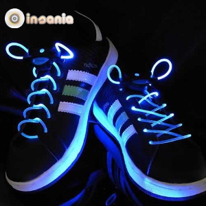 Cordões LED para sapatilhas que se iluminam