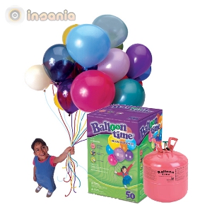 Hélio para Balão - Kit 50 Balões