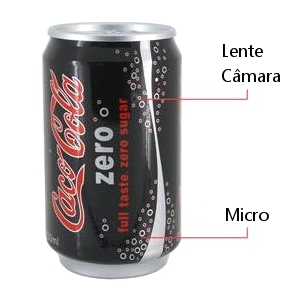 Uma câmara secreta escondida naquilo que parece ser uma lata de Cola