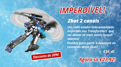 Robot voador Zbot 2 canais